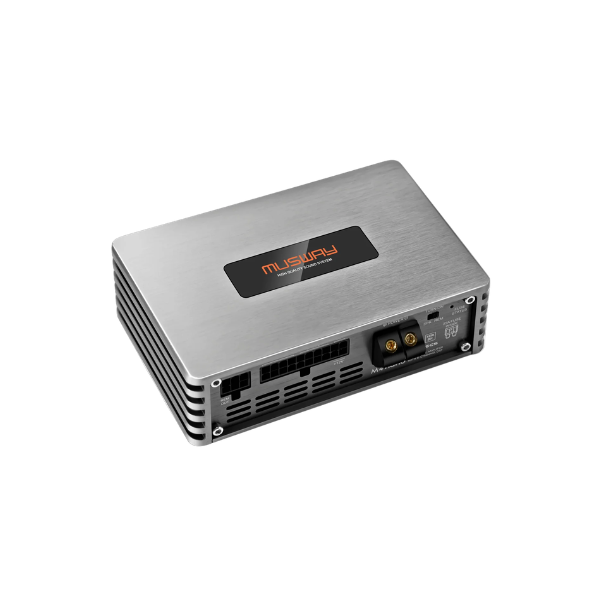 מגבר 4 ערוצים עם מעבד 8 ערוצים MUSWAY M4 nano 4X60W DSP | Car Audio DSP Processor