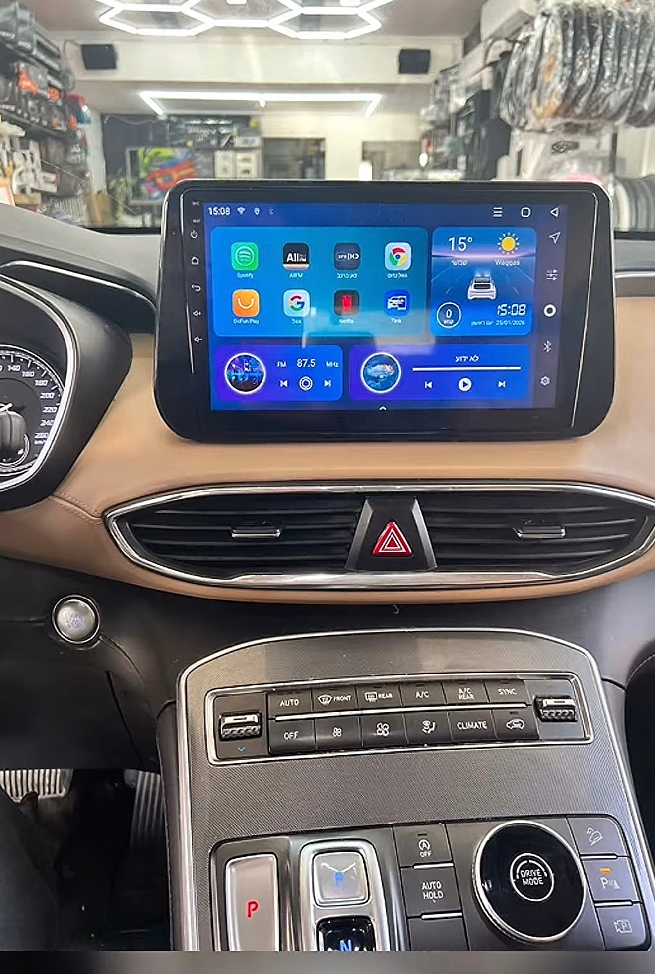 תמונה של מערכת מולטימדיה ליונדאי טוסון 2019-2021