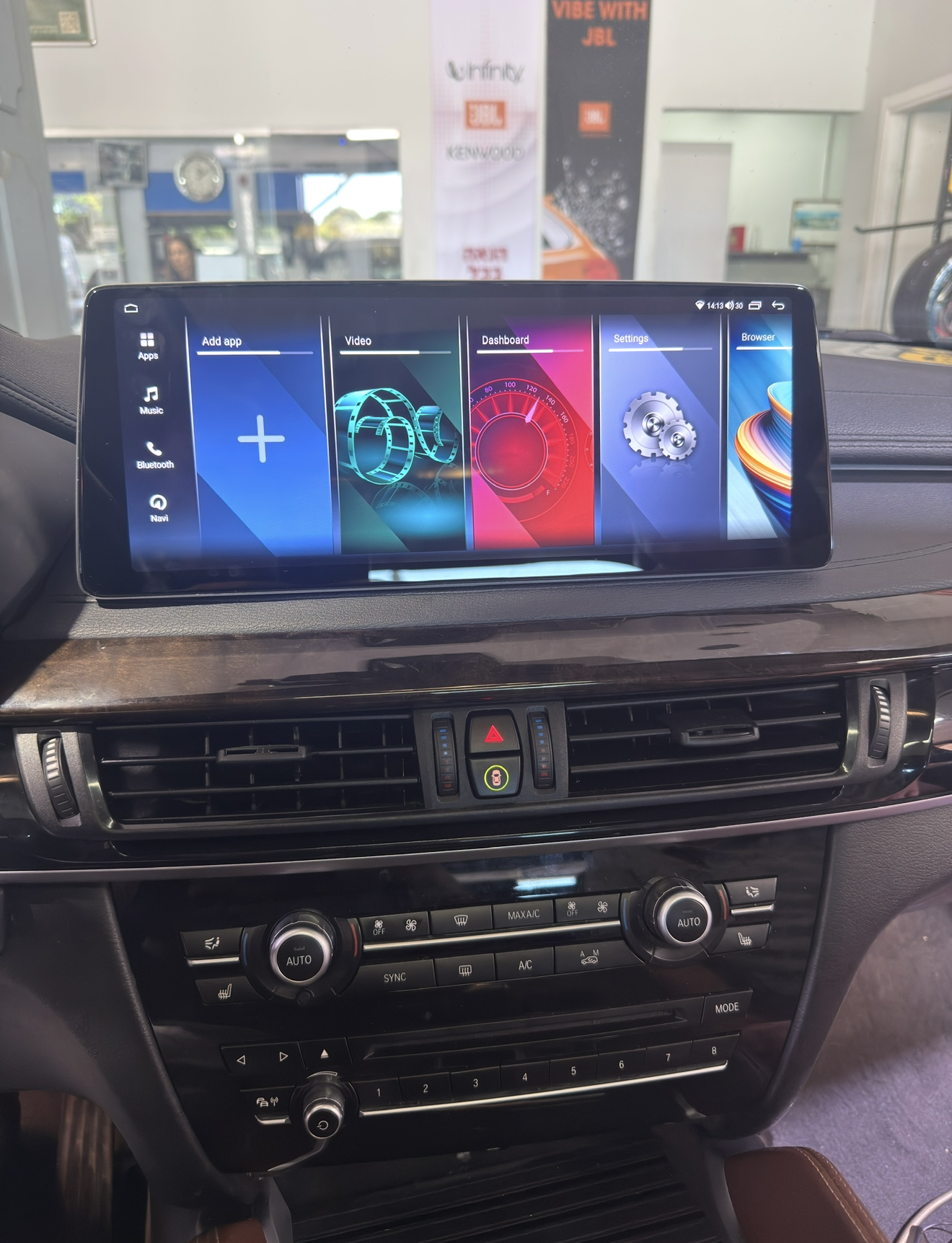 תמונת התקנה בב.מ.וו X6 2015-2019