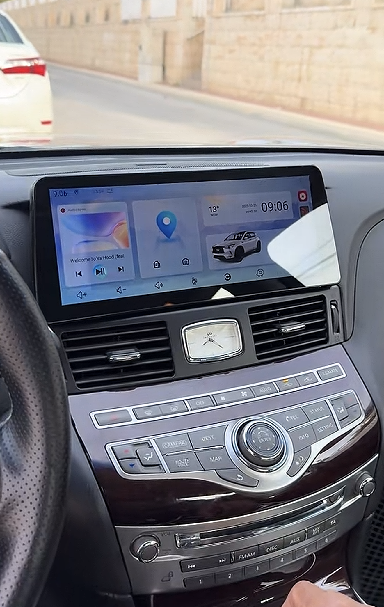 תמונת התקנה באינפיניטי Q70 2014-2018