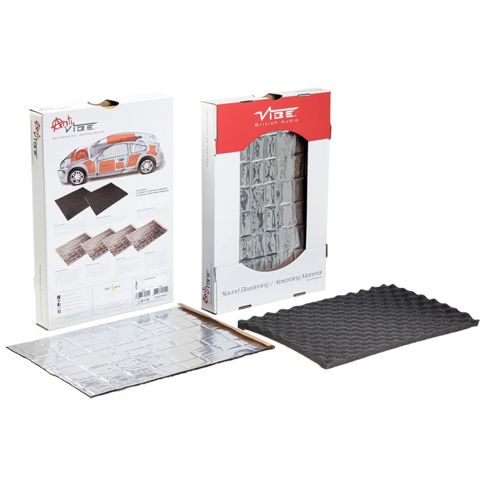 ערכת בידוד אקוסטי לרכב VIBE AntiVIBE Combination Pack לשתי דלתות