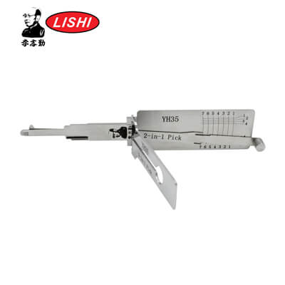 מקורי Lishi YH35 2-in-1 Pick & Decoder ל Yamaha Lishi Tool