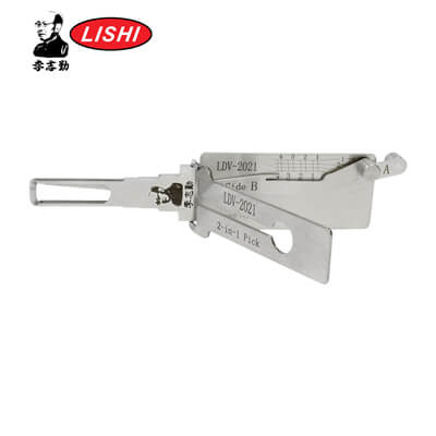 מקורי Lishi LDV 2021+ 2-in-1 Pick & Decoder ל LDV Laser Key Lishi Tool