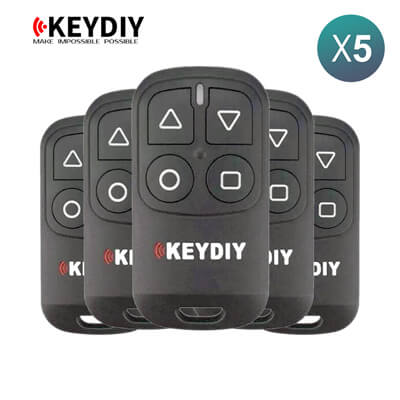 KeyDiy KD אוניברסלי Remote B Series Garage Type עם 4 כפתורים B32 5Pcs מארז