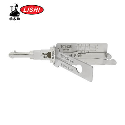 מקורי Lishi TOY43R 2-in-1 Pick & Decoder ל Chevrolet Lishi Tool