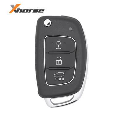 Xhorse VVDI Key Tool Hyundai Style Wireless מפתח שלט, 3 כפתורים XNHY04EN