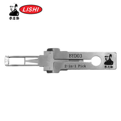 מקורי Lishi BYD3-Mini 2-in-1 Pick & Decoder ל BYD 2022+ Concealed Door Handle Lishi Tool