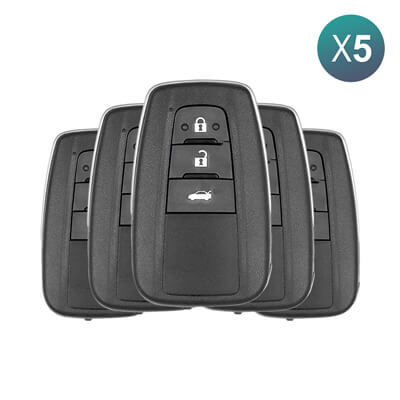 Toyota Corolla 2019-2022 מפתח חכם, 3 כפתורים 8990H-02050 433MHz, B2U2K2R 5Pcs מארז