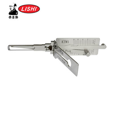 מקורי Lishi KTM1 2-in-1 Pick & Decoder ל KTM Motorcycle Lishi Tool