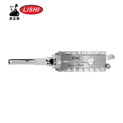 מקורי Lishi KTM1 3-in-1 Pick & Decoder ל KTM Motorcycle Lishi Tool Anti Glare