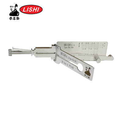 מקורי Lishi HU58-AG 3-in-1 Pick & Decoder ל Bmw Lishi Tool Anti Glare