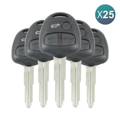 Mitsubishi Lancer 2007-2015 מפתח שלט כיסוי, 3 כפתורים, MIT11R 25Pcs מארז