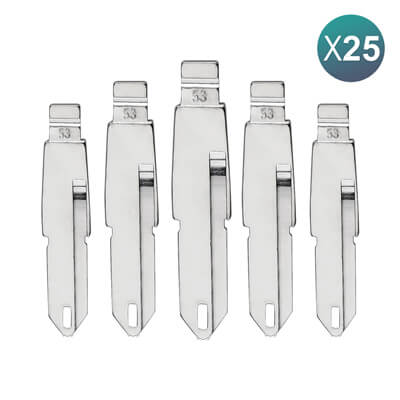 KeyDiy Xhorse מפתח שלט Blade ל Peugeot, Citroen NE72 25Pcs מארז