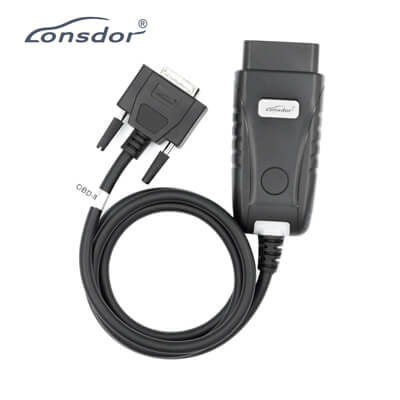 Lonsdor K518Pro מכשיר תכנות מפתחות Extra OBD כבל