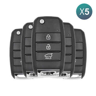 מקורי Kia Picanto 2017-2019 שלט מתקפל, 3 כפתורים 95430-G6600 433MHz, OKA-NO.39 / 876T 5Pcs מארז