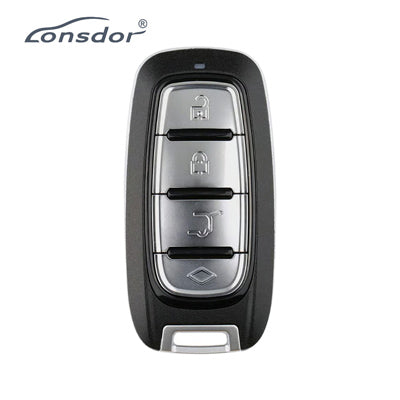 Lonsdor LK50-02 אוניברסלי מפתח חכם NXP Series Chrysler Style עם 4 כפתורים
