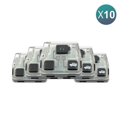 Toyota, Lexus 1998+ מפתח שלט, 3 כפתורים, 433MHz 10Pcs מארז