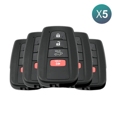 Toyota Rav4 2019-2022 מפתח חכם, 4 כפתורים 8990H-0R030 8990H-42030 315MHz, HYQ14FBC P1 AA 5Pcs מארז