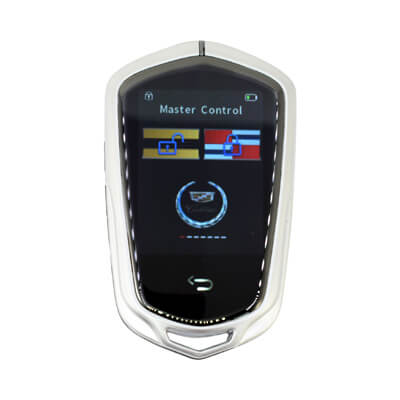 LCD אוניברסלי מפתח חכם ל All Brands Cadillac Style Silver Color