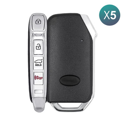 Kia Soul 2019-2021 מפתח חכם, 4 כפתורים 95440-K0000 433MHz, SY5SKFGE04 5Pcs מארז
