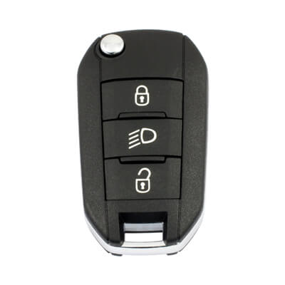 Peugeot 3008 508 5008 2017-2023 שלט מתקפל, 3 כפתורים 1617020880 433MHz, HUF8435, HU83