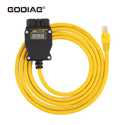 GODIAG GT109 DOIP ENET Programming כבל ל BMW Benz VAG Volvo עם Voltage Display ל Diagnosis Programming Coding ל BMW Benz VW Audi