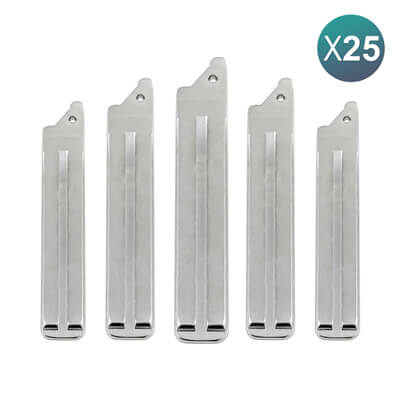 Toyota 2013-2025 מפתח שלט מתקפל Blade, TOY48 25Pcs מארז