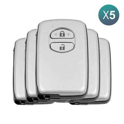 Toyota Land Cruiser 2009-2016 מפתח חכם, 2 כפתורים 89904-60432 89904-60782 433MHz, B53EA P1 98 5Pcs מארז