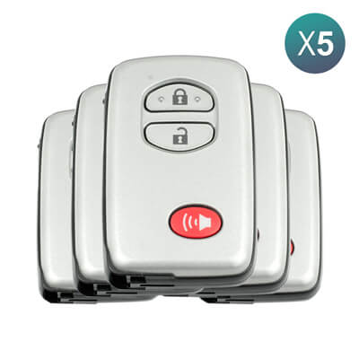 Toyota Land Cruiser 2009-2016 מפתח חכם, 3 כפתורים 89904-60440 89904-60793 433MHz, B77EA P1 98 5Pcs מארז