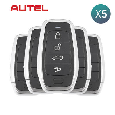 Autel Independent אוניברסלי מפתח חכם 4 כפתורים IKEYAT004CL 5Pcs מארז
