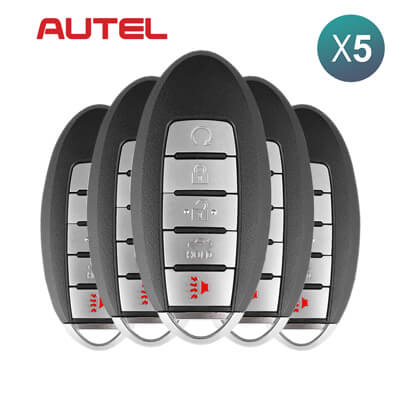 Autel אוניברסלי מפתח חכם 5 כפתורים Nissan Style IKEYNS005AL 5Pcs מארז