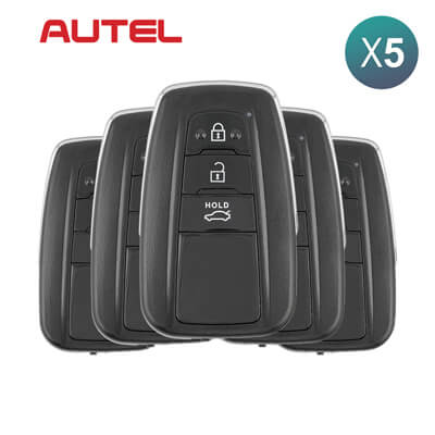 Autel אוניברסלי מפתח חכם 3 כפתורים Toyota Style IKEYTY8A3BL 5Pcs מארז