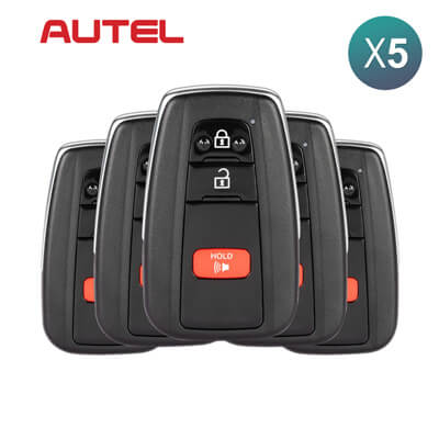 Autel אוניברסלי מפתח חכם 3 כפתורים Toyota Style IKEYTY8A3P 5Pcs מארז