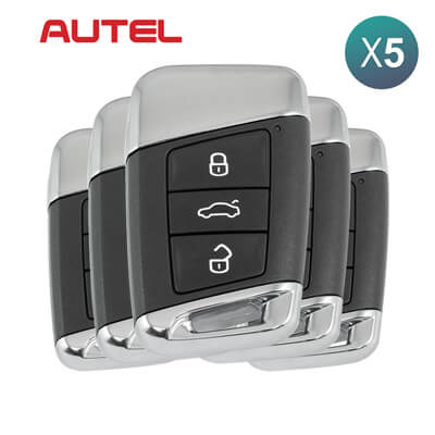 Autel אוניברסלי מפתח חכם 3 כפתורים Volkswagen Style IKEYVW003AL 5Pcs מארז