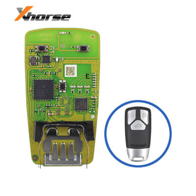 Xhorse XSMA4YEN כרטיס למפתח חכם עם 3 כפתורים ל Audi A4 MLB Cars Works עם Xhorse MLB Tool