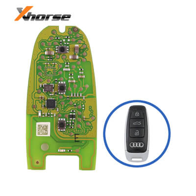 Xhorse XSMA8YEN כרטיס למפתח חכם עם 3 כפתורים ל Audi A8 MLB Cars Works עם Xhorse MLB Tool