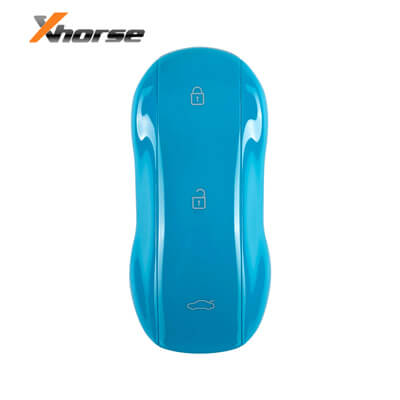 Xhorse אוניברסלי מפתח חכם XSSC04EN Supercar Style Miami Blue Color XM38 3 כפתורים