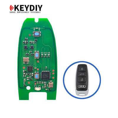 KeyDiy KD Volkswagen Audi 5C 5D MQB49 כרטיס למפתח חכם 3 כפתורים FGB08