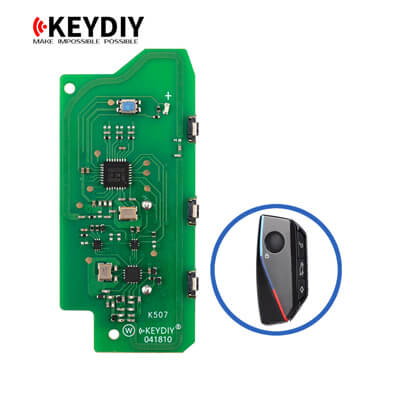 KeyDiy KD Bmw FEM BDC BDC2 BDC3 CAS4 CAS4+ כרטיס למפתח חכם 3 כפתורים FGB57 434MHz