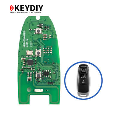 KeyDiy KD Audi MLB כרטיס למפתח חכם 3 כפתורים MLB08-3 433MHz (OEM Solution)
