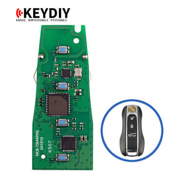 KeyDiy KD Porsche MLB כרטיס למפתח חכם 4 כפתורים MLB19-4 433MHz (OEM Solution)
