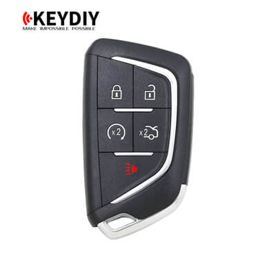 KeyDiy KD אוניברסלי מפתח חכם ZB Series Cadillac Type עם 5 כפתורים ZB07