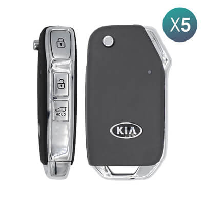 מקורי Kia Sorento 2021-2022 שלט מתקפל, 3 כפתורים 95430-P2300 433MHz, SVI-SKRGE03 5Pcs מארז