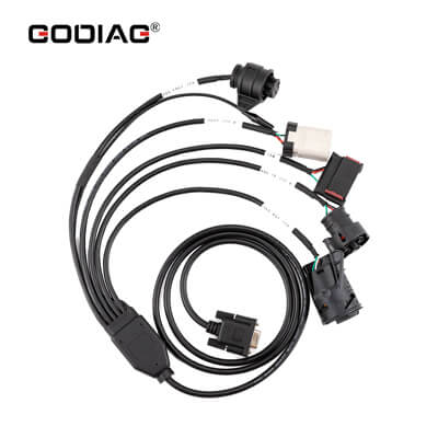 GODIAG Gearbox ISM כבל 5-in-1 Set ל Mercedes Benz VGS-FDCT 724/ VGS2-722.8/ VGS-7Gtronic-722.9/ VGS-9GT-725/ ISM Modules