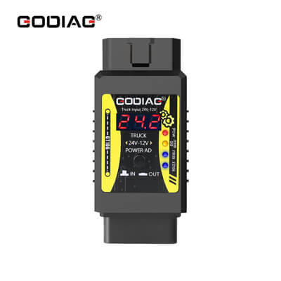 GODIAG GT106 24V to 12V Heavy Duty Truck מתאם ל Launch X431 Easydiag/ThinkCar/Golo/M-DIAG/IDIAG/ICarScan/Diagun/DBScar II