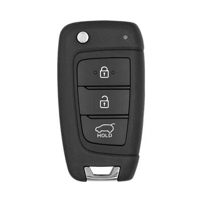מקורי Hyundai Kona 2024-2025 שלט מתקפל, 3 כפתורים 95430-BE100 433MHz, RKE-4F49