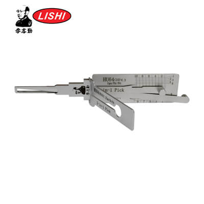 מקורי Lishi HU64+ 8910-AG 3-in-1 Pick & Decoder ל Mercedes 2022+ Lishi Tool Anti Glare