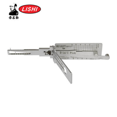 מקורי Lishi HU162-SC9-AG 9Cut Ignition Only 3-in-1 Pick & Decoder ל VW 2015+ Lishi Tool Anti Glare