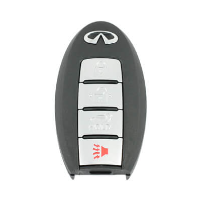 Infiniti 2013-2024 כיסוי למפתח חכם, 4 כפתורים Left סוללה Type