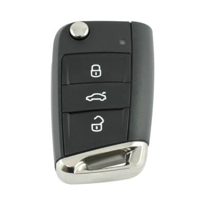 Volkswagen Golf7 2015+ שלט מתקפל, 3 כפתורים 5G0 959 753 433MHz, HU162